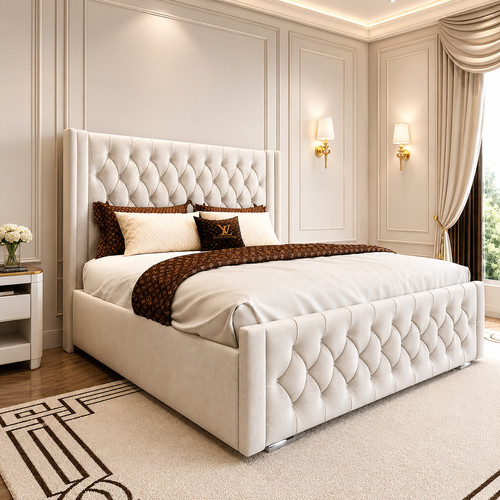 Upholstered ottoman gas - gas, lift