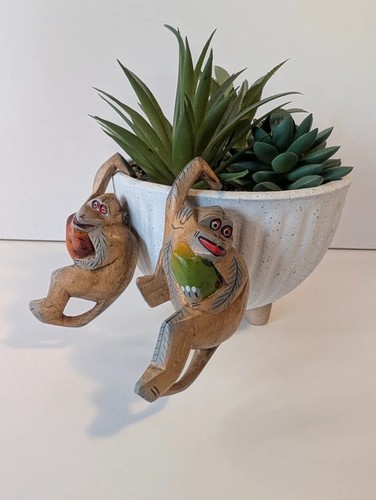 Hand carved wooden monkey - hand,