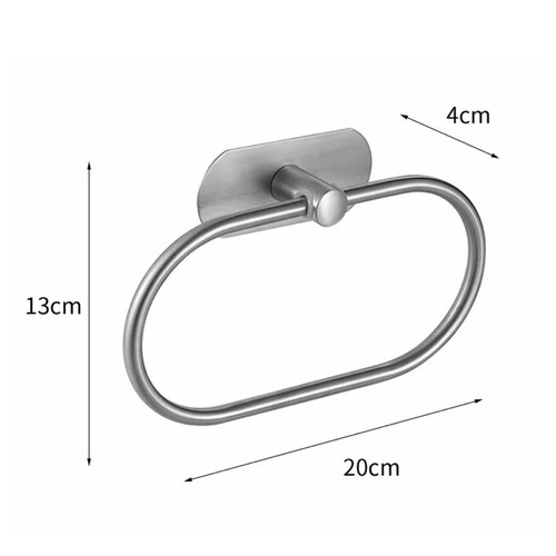 Towel ring holder - ring, stainless