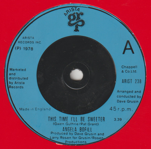 Angela bofill this time - angela, i'll
