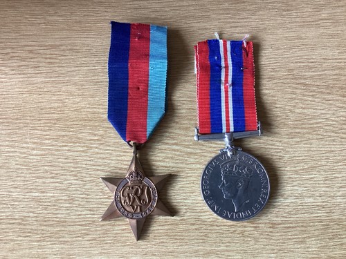Two original ww2 medals - two,