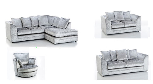 Sofa crushed velvet - sofa, 3