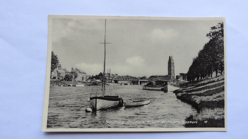 Postcard boston boating - boston,