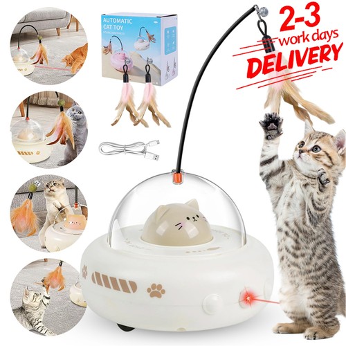 Automatic cat toys interactive - cat,