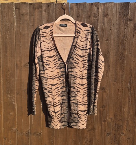 Christina tiger print - , cardigan