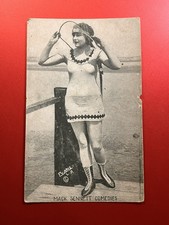 MACK SENNETT COMEDIES Arcarde Card / Postcard Bathing Beauty Evans L. A. 1920s