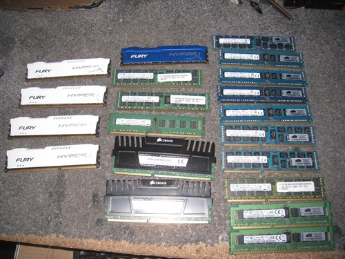 Joblot sticks pc ram - x,