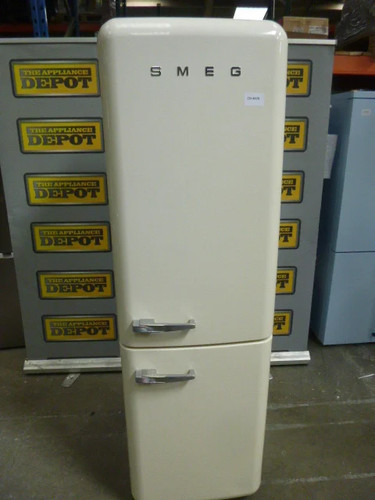 Smeg fridge freezer - freezer, cream