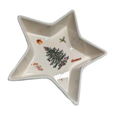 SPODE CHRISTMAS JUBILEE STAR TRAY serving dish plate small deep tray in box T17