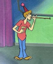 Scooby Doo Shaggy Production Cel 13 Ghosts 1985