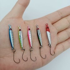 10PCS Micro Metal Jig Spoon