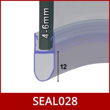 Pre Curved Shower Seals | For