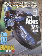 CLASSIC BIKE SEP 1995 MANX ATLAS NORTON TUB 110 TRIUMPH BIMOTA SUZUKI ITALIAN JO