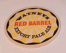 Watneys - Red Barrel Export Pale Ale  - Round Vintage Beer Mat 