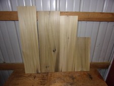 4 PC TULIP POPLAR WOOD KILN