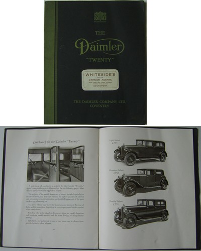 Daimler twenty saloon coupe - daimler,