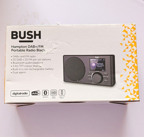 Bush hampton dab portable - bush, dab+/fm