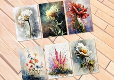 Radiant Floral Blooms 5"x7"