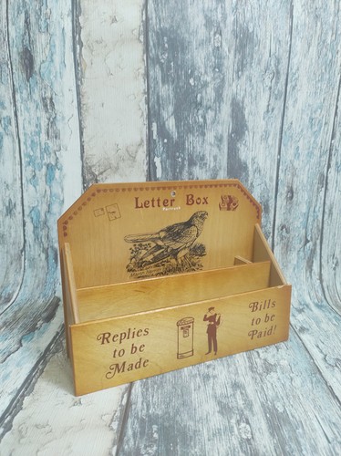 Vintage wooden letter bill - letter,