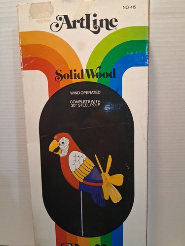 Vintage artline parrot - vintage,
