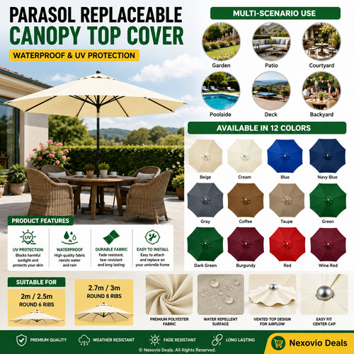 Large parasol umbrella - large,