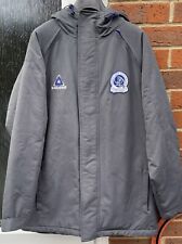 QPR Le Coq Sportif Queens Park Rangers  Hooded Fleece Lined Bench Coat Jacket S