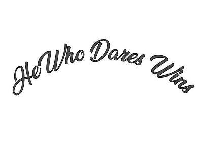 Who dares wins front - who,