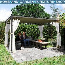 3 x 4m Aluminium Pergola with