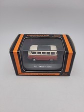 High Speed 1:87 Scale, VW Bus T1 Samba, Red/cream Diecast Model.
