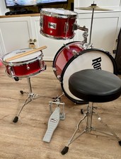 Rockjam 3 Piece Junior Drum Kit with Stool
