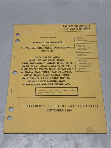 1980 operator manual cargo - 1980, tm