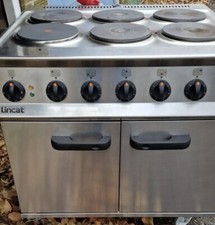 Lincat Opus Commercial Electric Cooker 6 Burner With Fan Oven ,immaculate