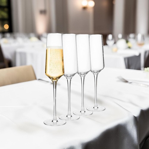 Modern champagne flutes - champagne,