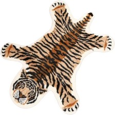 Imitation Tiger Rug Washable