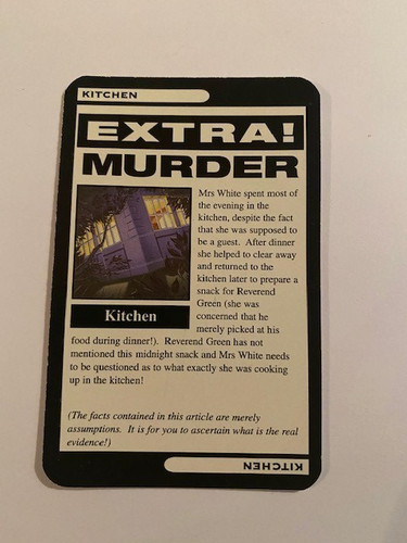 Cluedo 1996 spare replacement - 1996, spare/replacement