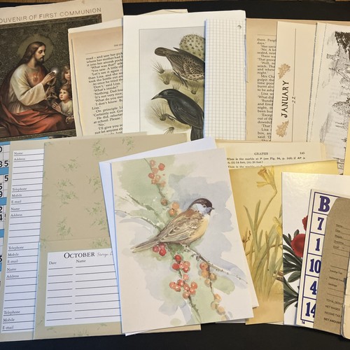 Ephemera job lot vintage paper - job,
