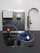 Stainless steel hand wash sink - hand,