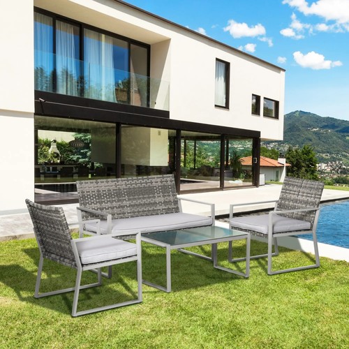 Outsunny piece rattan - piece,