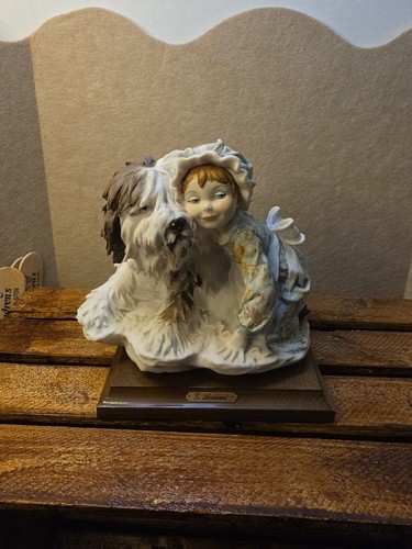 Girl with sheepdog giuseppe - *girl,