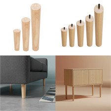 4PCs Oak Wooden Furniture Feet