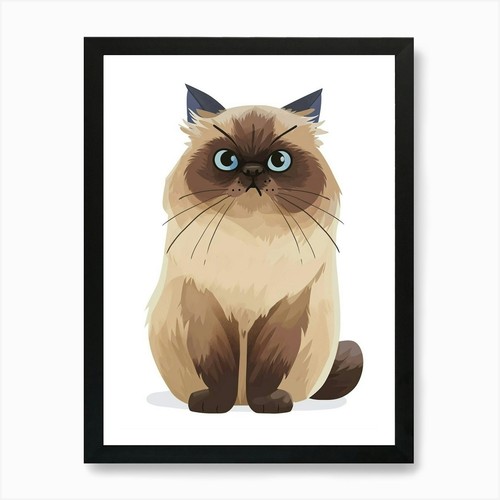 Himalayan cat clipart - himalayan,