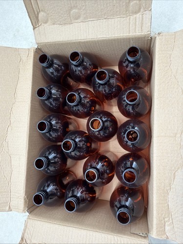 Amber 500ml plastic - amber,