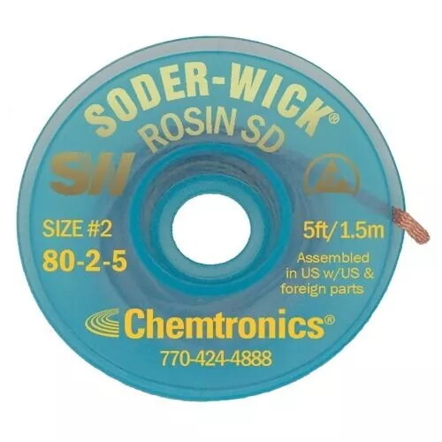Chemtronics soder wick - chemtronics, rosin