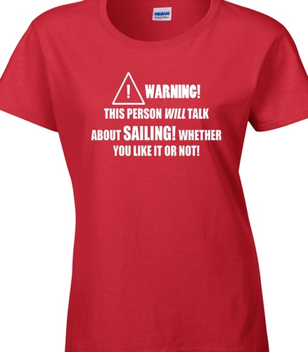 Sailing ladies shirt funny - sailing,