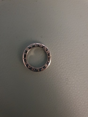 White gold band - white, ring