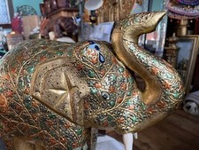 Painted Elephant Hand Crafted