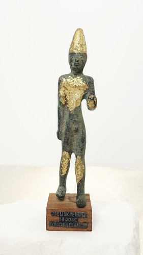 Phoenician god resheph bronze - phoenician,