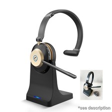 Vonztek 45H Bluetooth Headset Single Wireless Headphones MIC Noise Cancelin Dock