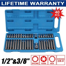 Hex torx star spline bit - star, &