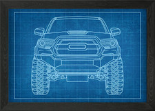 Toyota Tacoma 4x4 Framed Wall